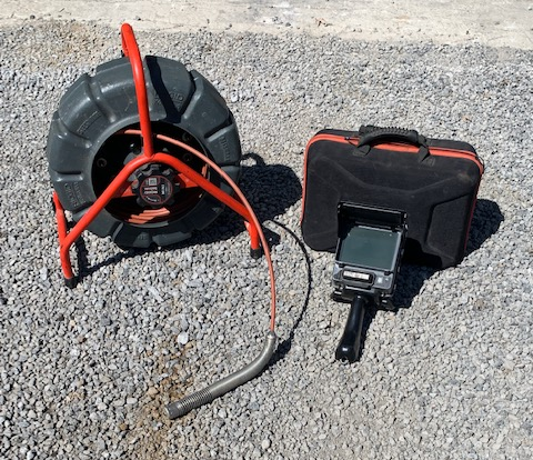 Caméra d'inspection de drain français